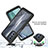 Silicone Transparent Frame Case Cover 360 Degrees for Motorola Moto G62 5G