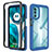 Silicone Transparent Frame Case Cover 360 Degrees for Motorola Moto G82 5G