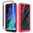 Silicone Transparent Frame Case Cover 360 Degrees for Motorola Moto One Fusion