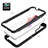 Silicone Transparent Frame Case Cover 360 Degrees for Motorola Moto One Fusion Plus