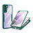 Silicone Transparent Frame Case Cover 360 Degrees for Samsung Galaxy S22 Plus 5G