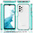 Silicone Transparent Frame Case Cover 360 Degrees JX2 for Samsung Galaxy A23 5G