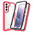 Silicone Transparent Frame Case Cover 360 Degrees M01 for Samsung Galaxy S21 5G