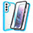 Silicone Transparent Frame Case Cover 360 Degrees M01 for Samsung Galaxy S21 5G