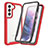 Silicone Transparent Frame Case Cover 360 Degrees M01 for Samsung Galaxy S21 5G