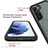 Silicone Transparent Frame Case Cover 360 Degrees M02 for Samsung Galaxy S21 5G