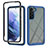 Silicone Transparent Frame Case Cover 360 Degrees M02 for Samsung Galaxy S21 5G