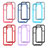 Silicone Transparent Frame Case Cover 360 Degrees M02 for Samsung Galaxy S21 5G