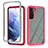 Silicone Transparent Frame Case Cover 360 Degrees M02 for Samsung Galaxy S21 Plus 5G