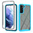 Silicone Transparent Frame Case Cover 360 Degrees M02 for Samsung Galaxy S22 5G