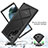 Silicone Transparent Frame Case Cover 360 Degrees M02 for Samsung Galaxy S22 Ultra 5G