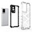 Silicone Transparent Frame Case Cover 360 Degrees M02 for Vivo iQOO 8 5G