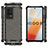 Silicone Transparent Frame Case Cover 360 Degrees M03 for Vivo iQOO 8 5G Black