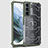 Silicone Transparent Frame Case Cover 360 Degrees M05 for Samsung Galaxy S21 5G