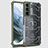 Silicone Transparent Frame Case Cover 360 Degrees M05 for Samsung Galaxy S21 Plus 5G