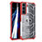 Silicone Transparent Frame Case Cover 360 Degrees M06 for Samsung Galaxy S21 5G