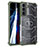 Silicone Transparent Frame Case Cover 360 Degrees M06 for Samsung Galaxy S21 5G