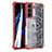 Silicone Transparent Frame Case Cover 360 Degrees M06 for Samsung Galaxy S22 5G
