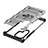 Silicone Transparent Frame Case Cover 360 Degrees M06 for Samsung Galaxy S22 Ultra 5G