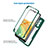 Silicone Transparent Frame Case Cover 360 Degrees MJ1 for Samsung Galaxy A33 5G