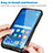 Silicone Transparent Frame Case Cover 360 Degrees MJ1 for Vivo Y11s