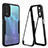 Silicone Transparent Frame Case Cover 360 Degrees MJ1 for Vivo Y11s