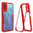Silicone Transparent Frame Case Cover 360 Degrees MJ1 for Vivo Y30