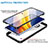 Silicone Transparent Frame Case Cover 360 Degrees MJ1 for Xiaomi Poco X3 NFC