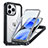 Silicone Transparent Frame Case Cover 360 Degrees with Mag-Safe Magnetic AC1 for Apple iPhone 13 Pro