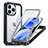 Silicone Transparent Frame Case Cover 360 Degrees with Mag-Safe Magnetic AC1 for Apple iPhone 14 Pro