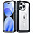 Silicone Transparent Frame Case Cover 360 Degrees with Mag-Safe Magnetic AC1 for Apple iPhone 14 Pro