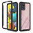 Silicone Transparent Frame Case Cover 360 Degrees YB1 for Samsung Galaxy A51 5G