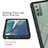 Silicone Transparent Frame Case Cover 360 Degrees YB1 for Samsung Galaxy Note 20 5G