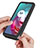 Silicone Transparent Frame Case Cover 360 Degrees YB2 for Motorola Moto G20