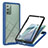 Silicone Transparent Frame Case Cover 360 Degrees YB2 for Samsung Galaxy Note 20 5G