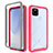 Silicone Transparent Frame Case Cover 360 Degrees ZJ1 for Google Pixel 4a 5G
