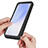 Silicone Transparent Frame Case Cover 360 Degrees ZJ1 for Google Pixel 5 XL 5G