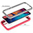 Silicone Transparent Frame Case Cover 360 Degrees ZJ1 for Samsung Galaxy A20e