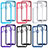 Silicone Transparent Frame Case Cover 360 Degrees ZJ1 for Samsung Galaxy A20s