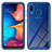 Silicone Transparent Frame Case Cover 360 Degrees ZJ1 for Samsung Galaxy A30 Blue