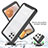 Silicone Transparent Frame Case Cover 360 Degrees ZJ1 for Samsung Galaxy A42 5G