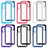 Silicone Transparent Frame Case Cover 360 Degrees ZJ1 for Samsung Galaxy A70S