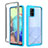 Silicone Transparent Frame Case Cover 360 Degrees ZJ1 for Samsung Galaxy A71 5G