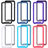 Silicone Transparent Frame Case Cover 360 Degrees ZJ1 for Samsung Galaxy M01 Core