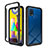 Silicone Transparent Frame Case Cover 360 Degrees ZJ1 for Samsung Galaxy M31