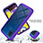 Silicone Transparent Frame Case Cover 360 Degrees ZJ1 for Samsung Galaxy M31