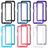 Silicone Transparent Frame Case Cover 360 Degrees ZJ1 for Samsung Galaxy M51