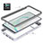 Silicone Transparent Frame Case Cover 360 Degrees ZJ1 for Samsung Galaxy M60s