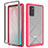 Silicone Transparent Frame Case Cover 360 Degrees ZJ1 for Samsung Galaxy Note 20 5G