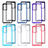 Silicone Transparent Frame Case Cover 360 Degrees ZJ1 for Samsung Galaxy Note 20 Ultra 5G